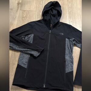 Women's Black 🖤 and Grey North Face lightweight jacket